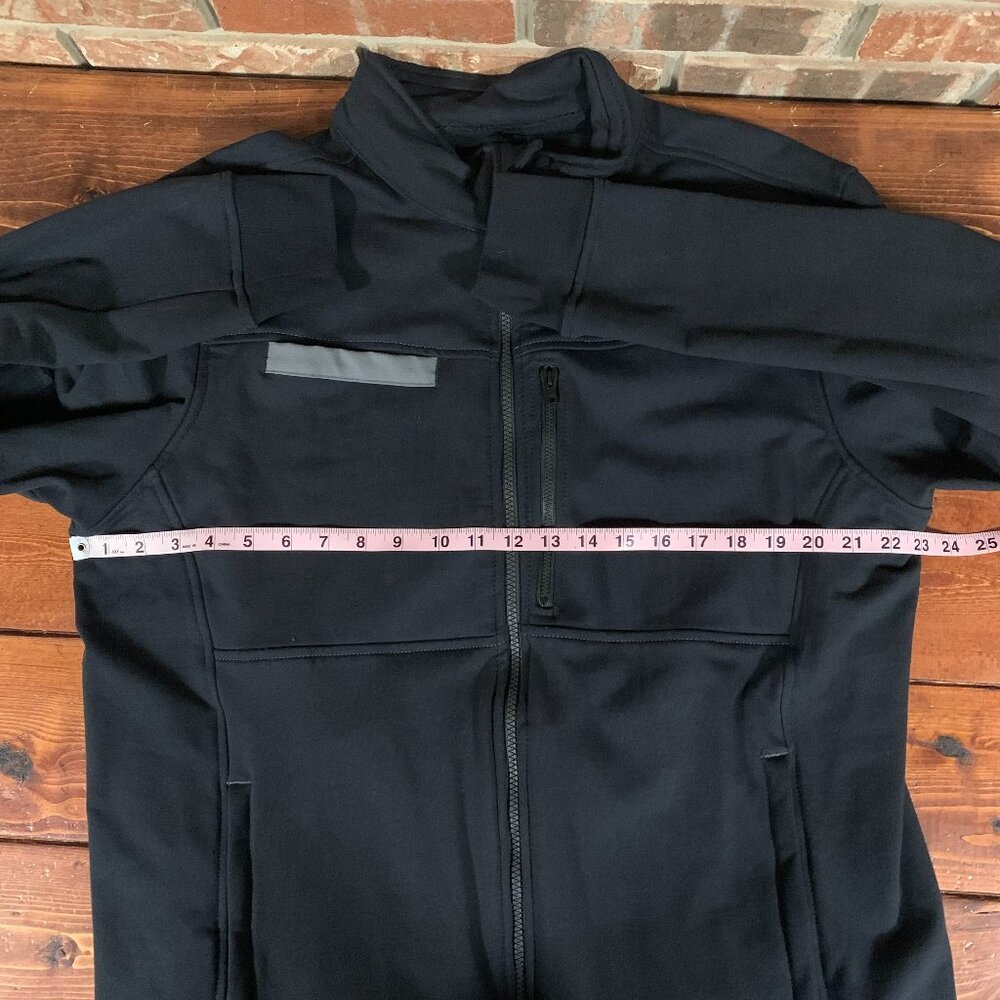 Bulwark Protection Men's Black Large Regular Flame Resistant FR Full Zip Jacket - Picture 14 of 16